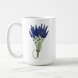 Taza De Café Lavandula Lavender Bunch Herb Purple Flower Garden