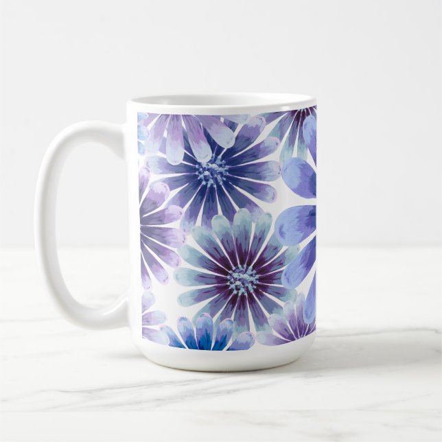 Taza De Café Lavender Floral Mug (Izquierda)