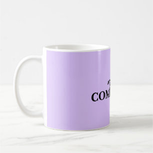Taza De Café Lavender Minimalista