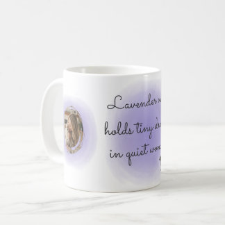 Taza De Café Lavender Watercolor Chihuahua Custom Photo