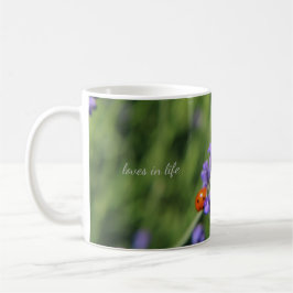 Taza De Café Lavender y Lady Bug
