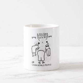Taza De Café Lawn Bowls People