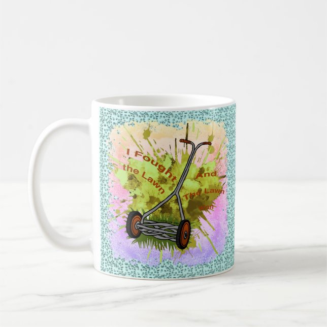 Taza De Café Lawn Mower Dad mug (Izquierda)