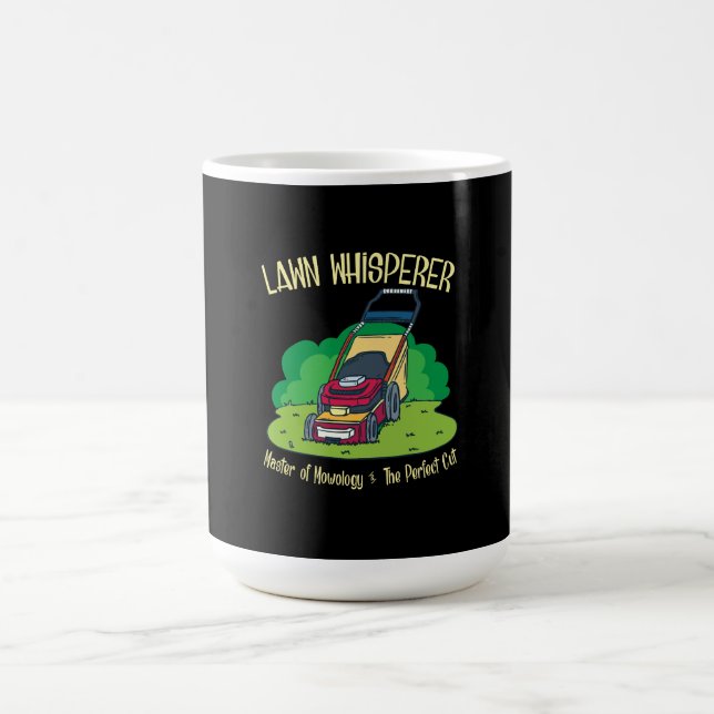 Taza De Café Lawn Mower - Lawn Whisperer (Centro)