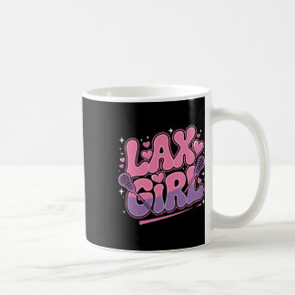 Taza De Café Lax Chica Lacrosse Stick Player Mom Goalie Wife Wo