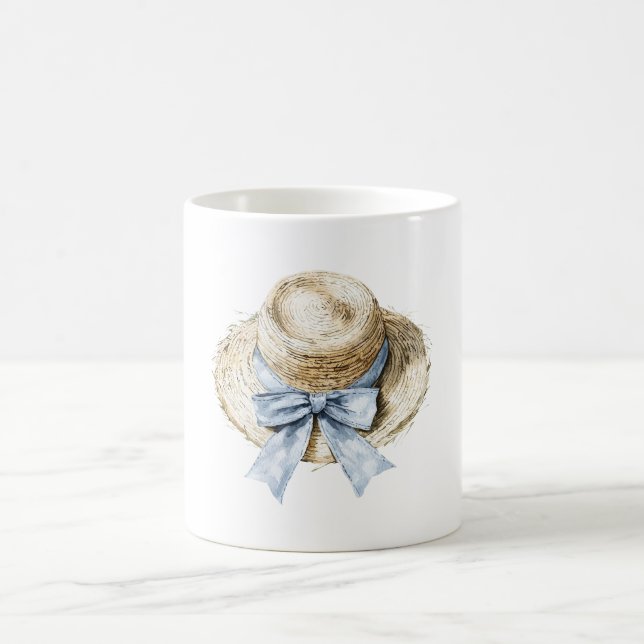 Taza De Café Lazo Azul de Sombrero (Centro)