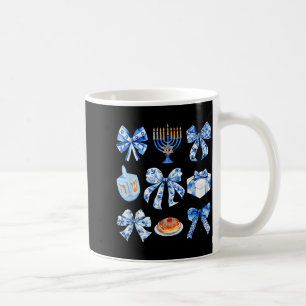 Taza De Café Lazo Coquette de Hanukkah Lazo Judío Lazo de Menor