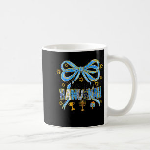 Taza De Café Lazo Coquette de Hanukkah Lazo Judío Lazo de Menor