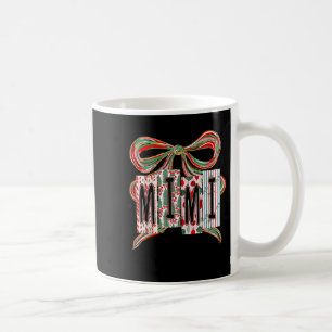 Taza De Café Lazo Coquette Feliz Navidad Mimi Abuela Xmas Pijam