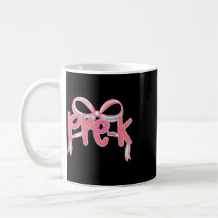 Taza De Café Lazo Coquette Vuelta Al Colegio Maestra Preescolar