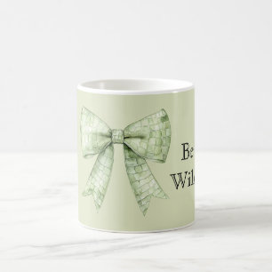 Taza De Café Lazo de estampado de caimán Sé salvaje