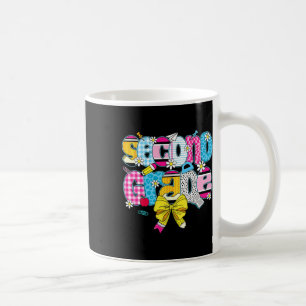 Taza De Café Lazo de lápiz coqueta de segundo grado De vuelta a