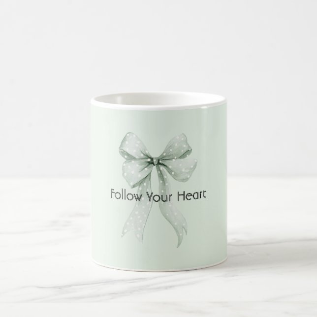 Taza De Café Lazo de menta (Centro)