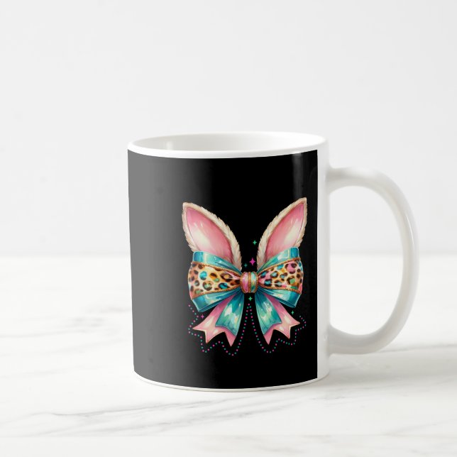 Taza De Café Lazo de Pascua con orejas de conejo  (Derecha)