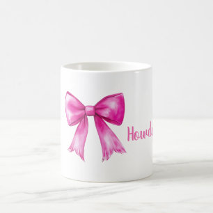 Taza De Café Lazo de vaquera rosa Howdy