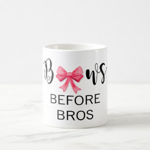 Taza De Café Lazos Antes que Hermanos Rosa Lazo Letras Negras