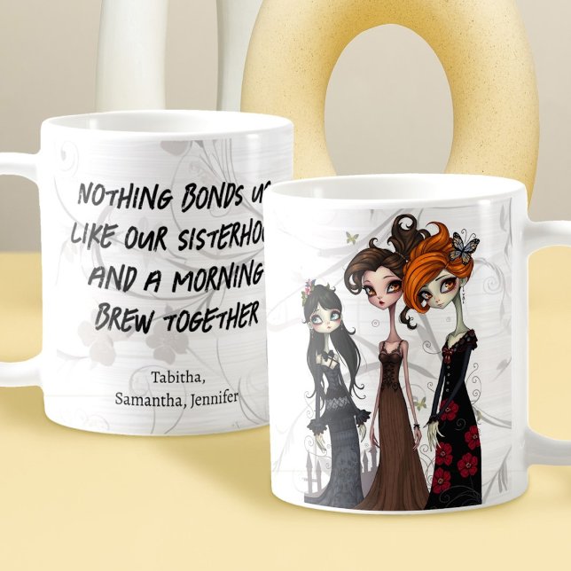 Taza De Café Lazos de Hermandad Mejores Amigas (Subido por el creador)