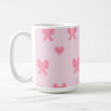Lazos y Corazones Rosados Coque
