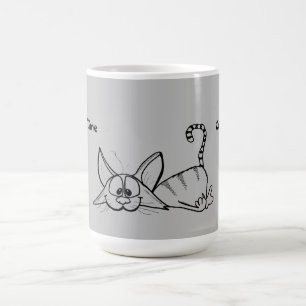 TAZA DE CAFÉ LAZY CAT COFFEE MUG