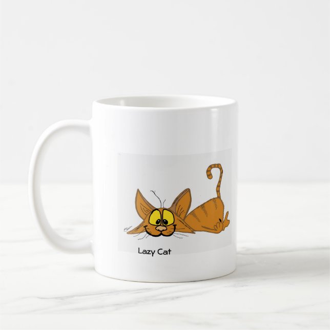Taza De Café Lazy Cat Mug (Izquierda)
