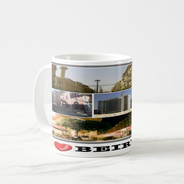 Taza De Café LB Líbano - Beirut (Anverso izquierdo)