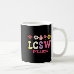 Taza De Café Lcsw Est 2025 Licencia Clínica Social
