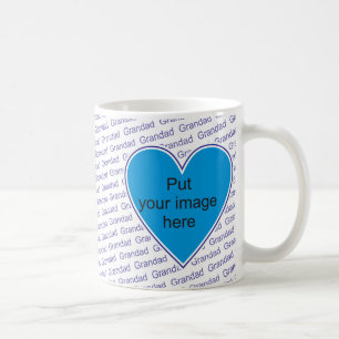 Taza De Café Le amamos Grandad - personalice con la foto
