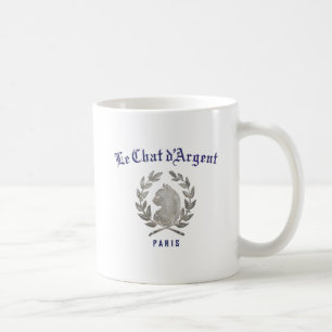 Taza De Café Le Chat d'Argent Paris Bistró Francés Vintage