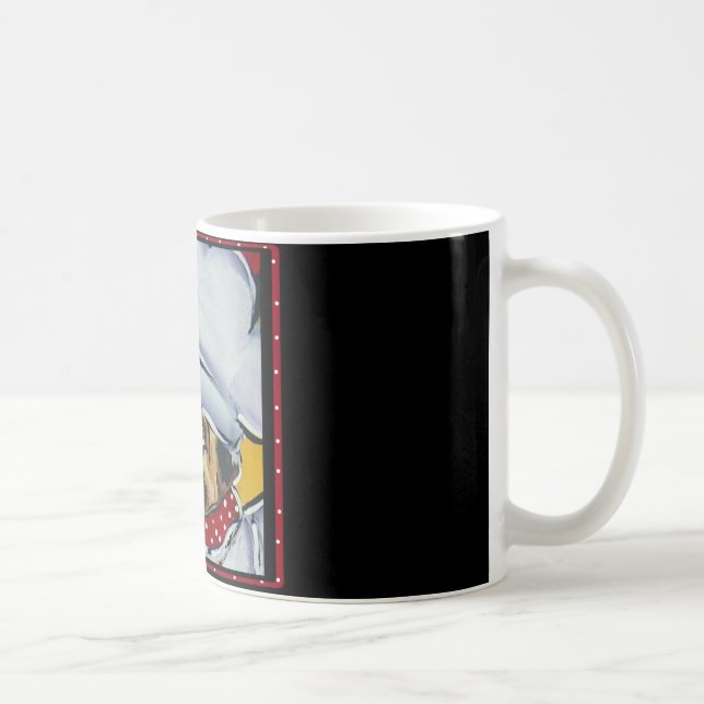 Taza De Café Le Chef Pug (Derecha)