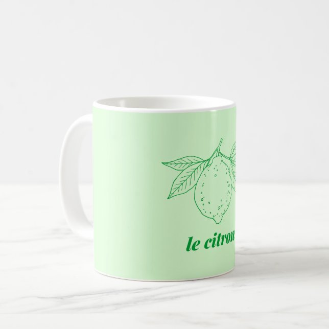 Taza De Café Le citron (Anverso izquierdo)