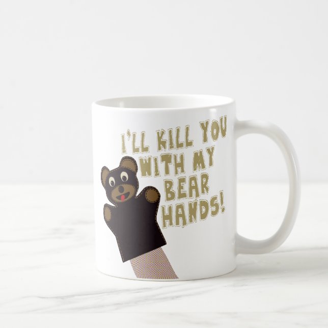 Taza De Café Le conseguiré con mis manos del oso (Derecha)