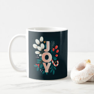 Taza De Café Le Deseamos JOVEN, Navidades Candy Cane & Foliage