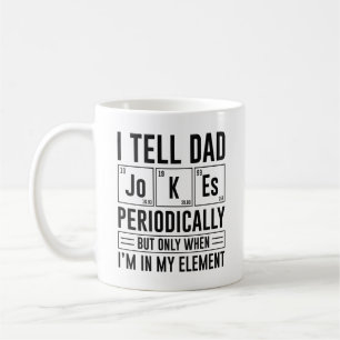 Taza De Café Le Digo A Papá Chistes Periódicamente