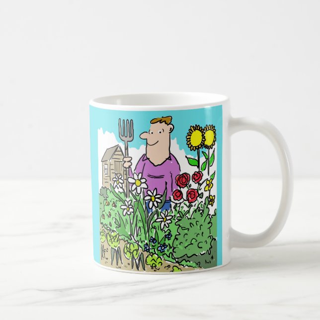 Taza De Café Le encanta el jardinería. Keen Gardener (Derecha)