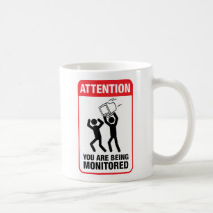 Taza De Café Le están supervisando - humor de la oficina