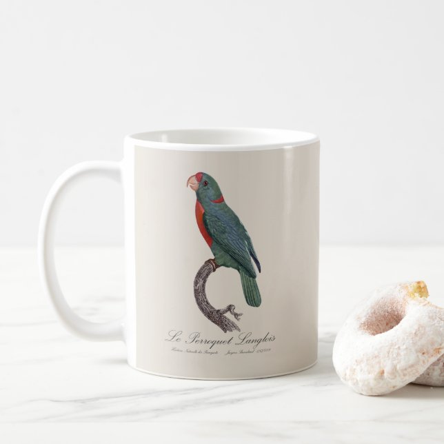 Taza De Café Le Perroquet Langlois (Con donut)