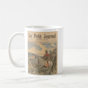 Taza De Café Le Petit Journal del emperador etíope Menelik II