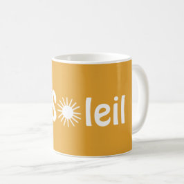 Taza De Café Le Soleil French Sunshine Colores Personalizados