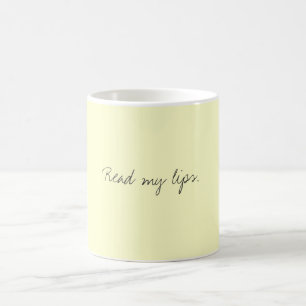 Taza De Café Lea mis labios