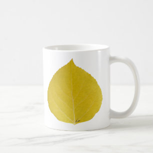 Taza De Café Leaf amarillo #5