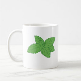 Taza De Café Leaf de menta