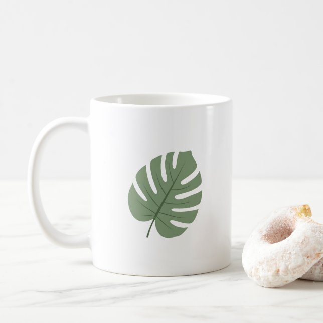 Taza De Café Leaf mug (Con donut)