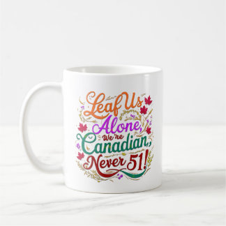 Taza De Café Leaf Us Sola, Canadiense, Nunca 51,
