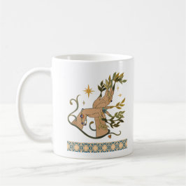 Taza De Café Leafy Hand Design Coffee Mug