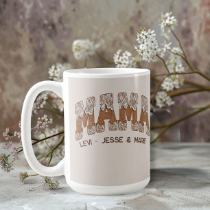 Taza De Café Leather n' Lace Country Varsity Style Mama
