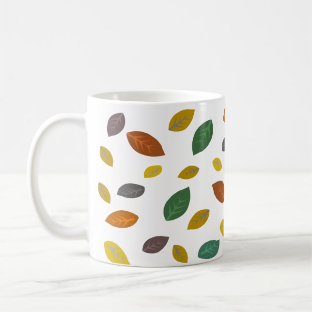 Taza De Café Leaves Mug (Izquierda)