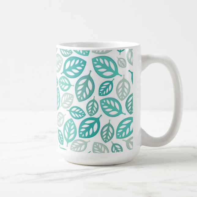 Taza De Café Leaves Mug (Derecha)