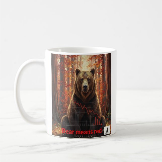 Taza De Café Lección 2: Oso significa rojo (Izquierda)