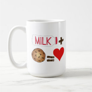 Taza De Café Leche con emparejamiento de comida clásica + cooki