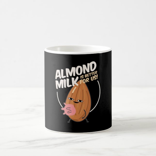 Taza De Café Leche de almendra mejor para nosotros Leche Vegeta (Centro)